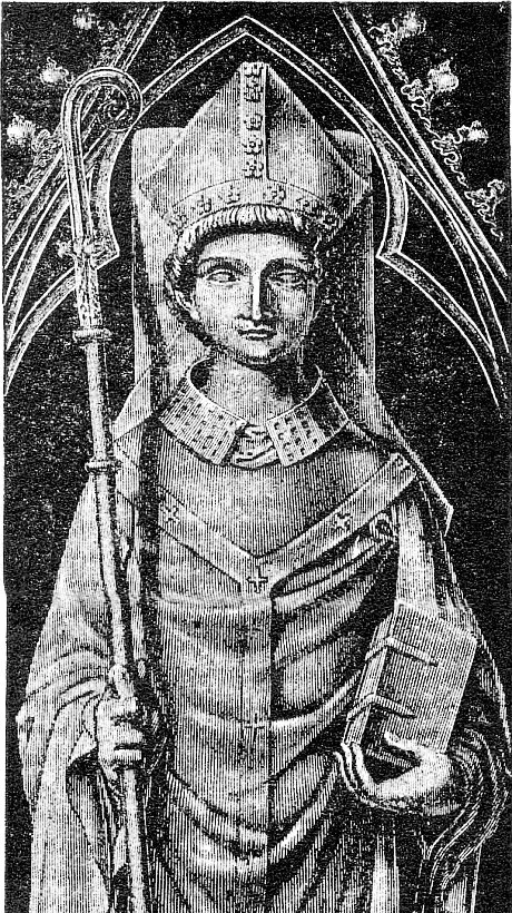 Grabmal des Erzbischofs Konrad von Hochstaden im Kölner Dom, Illustration aus Max Hasak, „Der Dom zu Köln“ (1911)