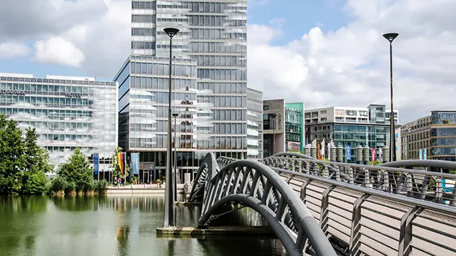 Brücke im Mediapark