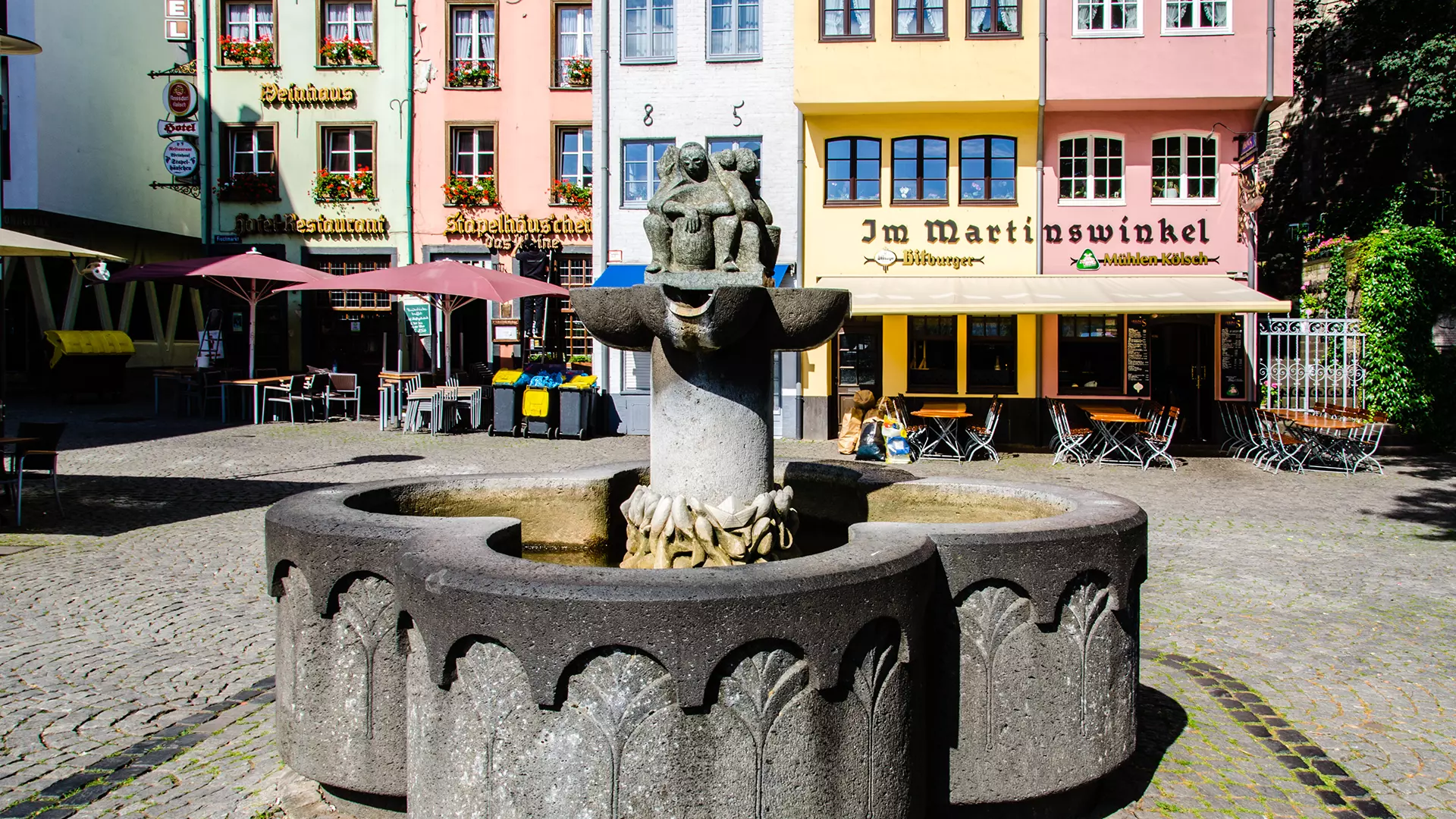 Köln Brunnen auf dem Fischmarkt