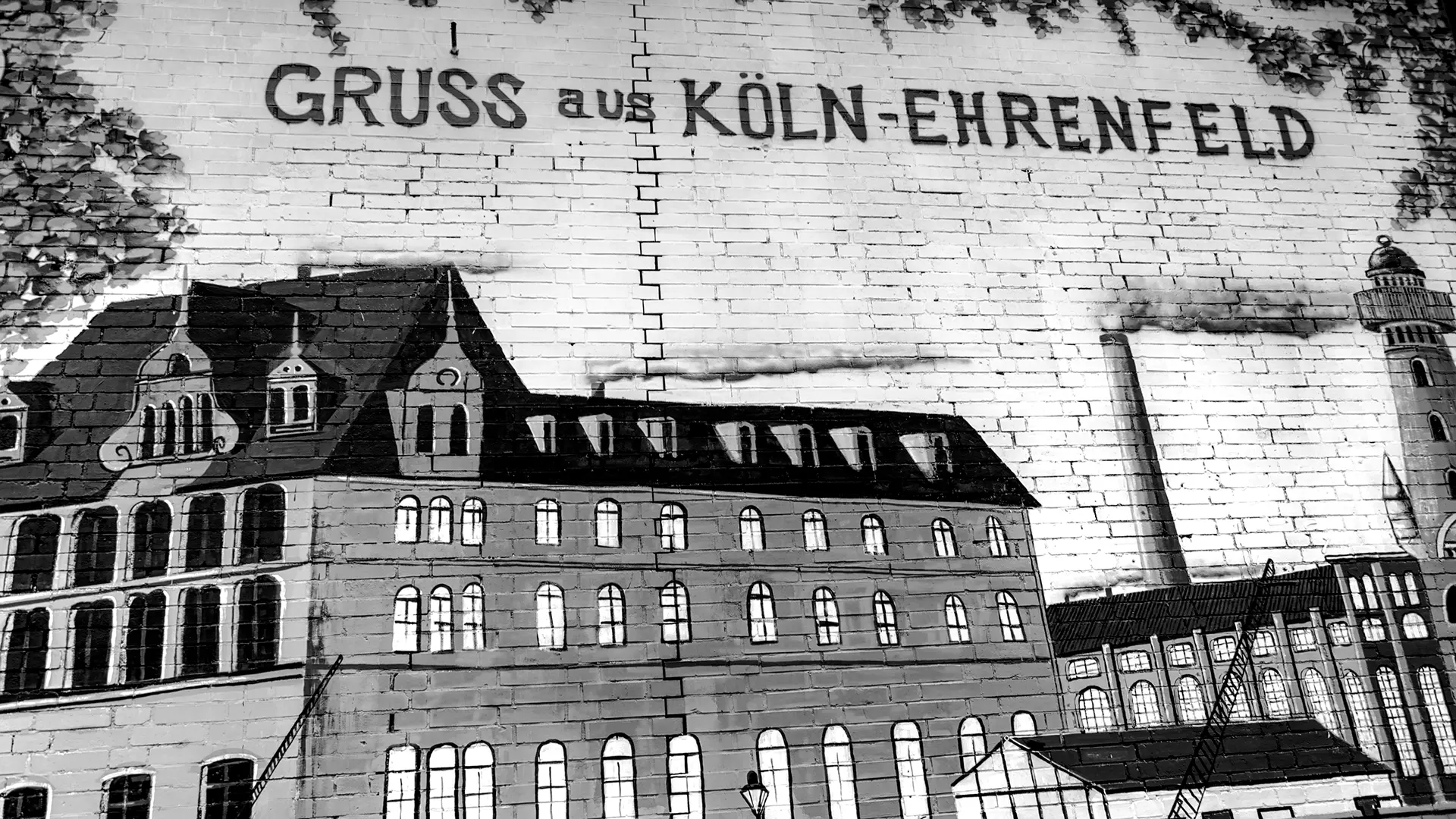 Köln Ehrenfeld Mural Gruss aus Ehrenfeld